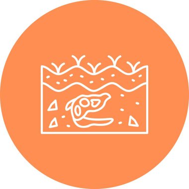 Benzersiz güneş çizgisi vektör simgesi