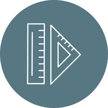 Projeniz için vektör cetvel simgesi