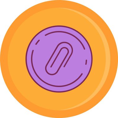 eşsiz para sikkesi vektör simgesi