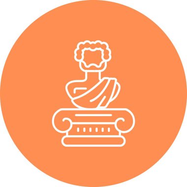 güzel sütun çizgisi vektör simgesi