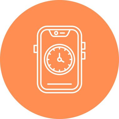 vektör izleme simgesi illüstrasyonu