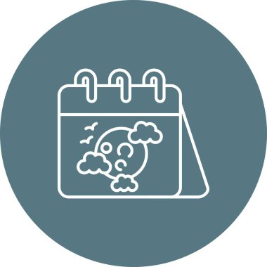 Modern simgenin vektör illüstrasyonu