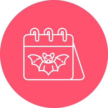 eşsiz takvim tarihi vektör simgesi