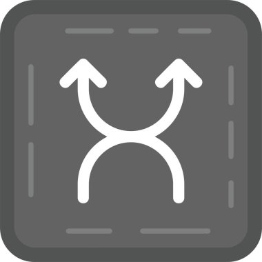 ok simgesinin vektör illüstrasyonu