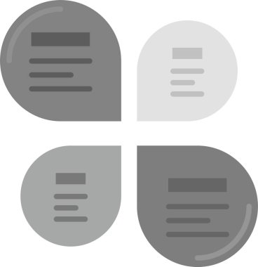 Gölgeli boş etiketler dizisi