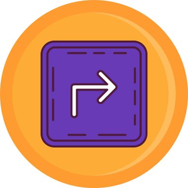 Doğru yönde ok simgesi