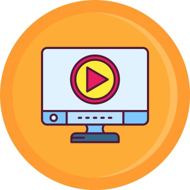 bilgisayar simgesi, vektör illüstrasyonu