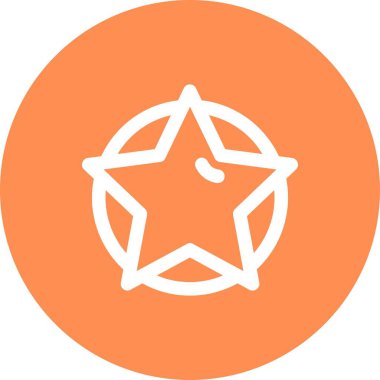 yıldız simgesi vektör illüstrasyonu