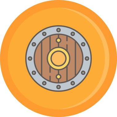 Tahta bir varilin vektör çizimi