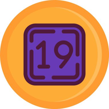 vektör takvimi simgesi, basit vektör illüstrasyonu