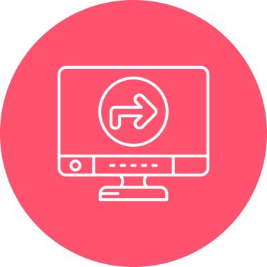 vektör dizüstü simgesi illüstrasyonu