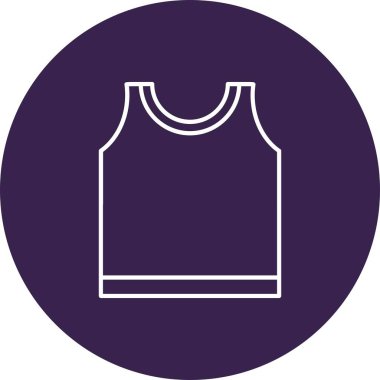 B-shirt simgesinin vektör illüstrasyonu