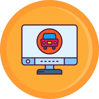 İnternet web simgesi basit vektörü