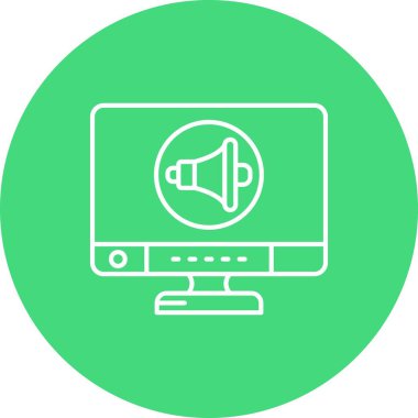 Ses Simgesi Vektör Çizim Tasarımı