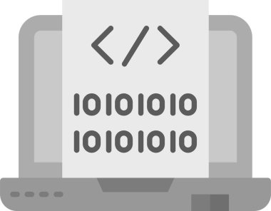 bilgisayar kodlama vektör illüstrasyonu