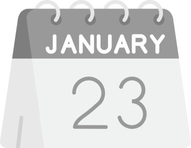 Takvim simgesi vektör illüstrasyonu