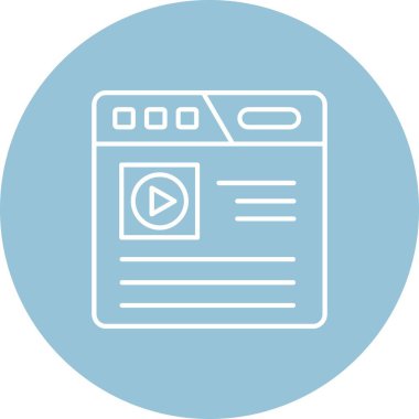 seo modern simgesinin vektör illüstrasyonu