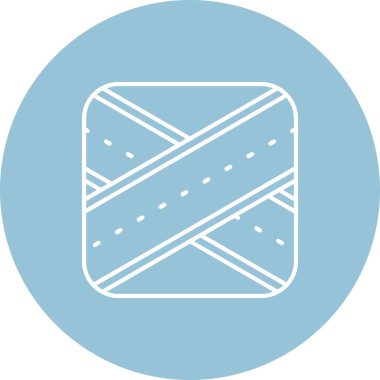 Güzel Yol Kabartma Vektörü Simgesi