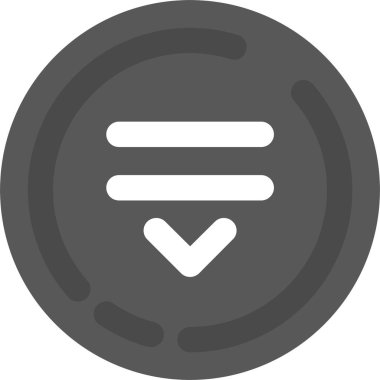 Çember modern simgenin vektör illüstrasyonu