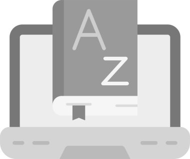 Kitap. Web simgesi basit illüstrasyon