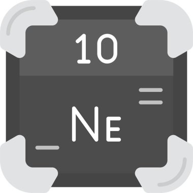 Tek izole kimya simge vektör çizim.