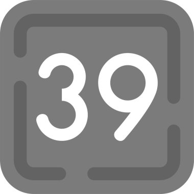 Takvim simgesi. Basit resimleme