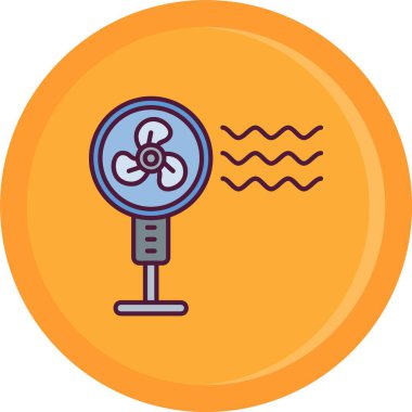 İllüstrasyon klima simgesi