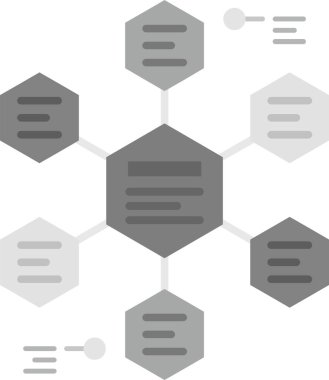 Beyaz arkaplanda izole edilmiş modayı takip eden vektör ağ simgesi