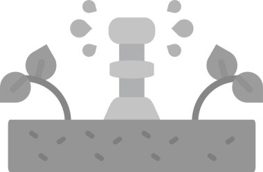 Bitki. Web simgesi basit illüstrasyon