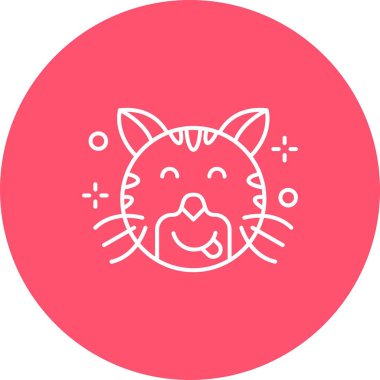 kedi simgesi, vektör, illüstrasyon