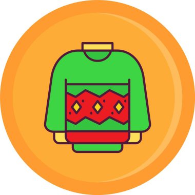 Benzersiz İrlandalı vektör çizgisi simgesi