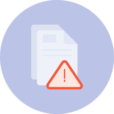 dosya düz renk vektör simgesi dekoru