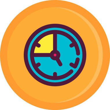 Alarm çember simgesi, vektör, illüstrasyon tasarımı