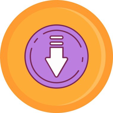 Okun yönünü simgeye indir. ok vektörü