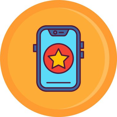 vektör cep telefon simgesi