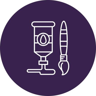 Kişisel kullanımın illüstrasyon vektör simgesi...