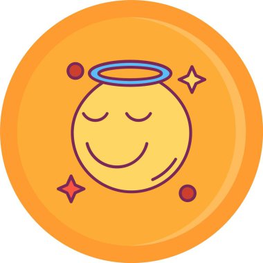 Bir ay yıldızının vektör çizimi