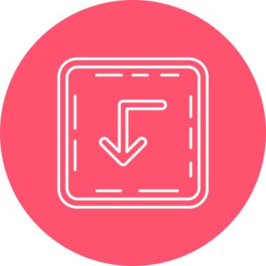 Vektör yönü Ico, vektör illüstrasyonu