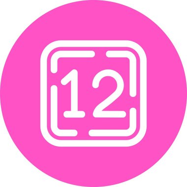 güzel tarih kabartma vektör simgesi