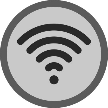 wifi simgesi vektör illüstrasyonu