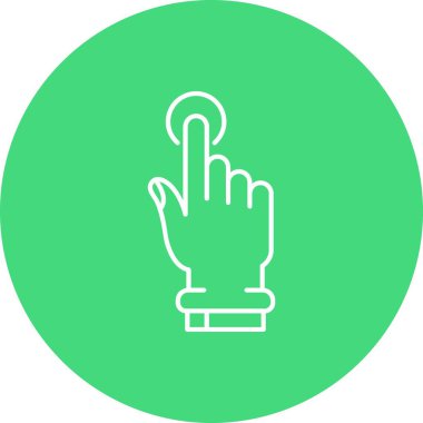 Parmak parmak simgesi olan el