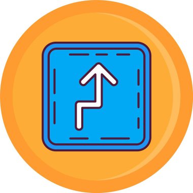 ok simgesi, vektör illüstrasyonu