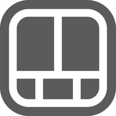 Mobilya simgesinin vektör illüstrasyonu