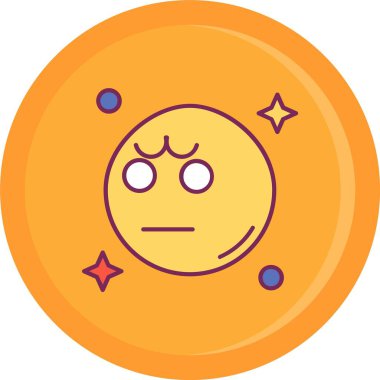 emoji ifade simgesi vektörü.