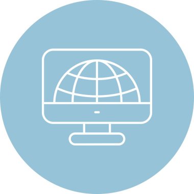 seo modern simgesinin vektör illüstrasyonu