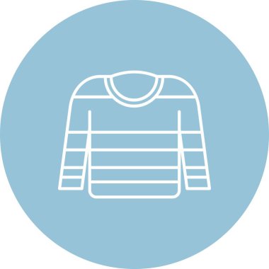 Kişisel ve ticari kullanım için süveter vektör simgesi simgesi vektör çizimi..