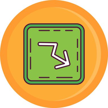 Modern b 'nin vektör illüstrasyonu eksik simgesi