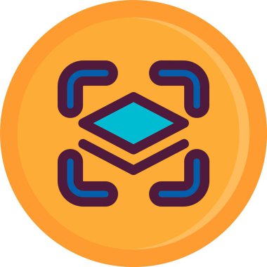 Moda görünümü için vektör evrensel simgesi.