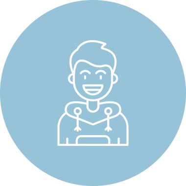 Bir kadın simgesinin vektör illüstrasyonu