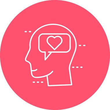 Güzel Kalp Vektörü Glyph simgesi